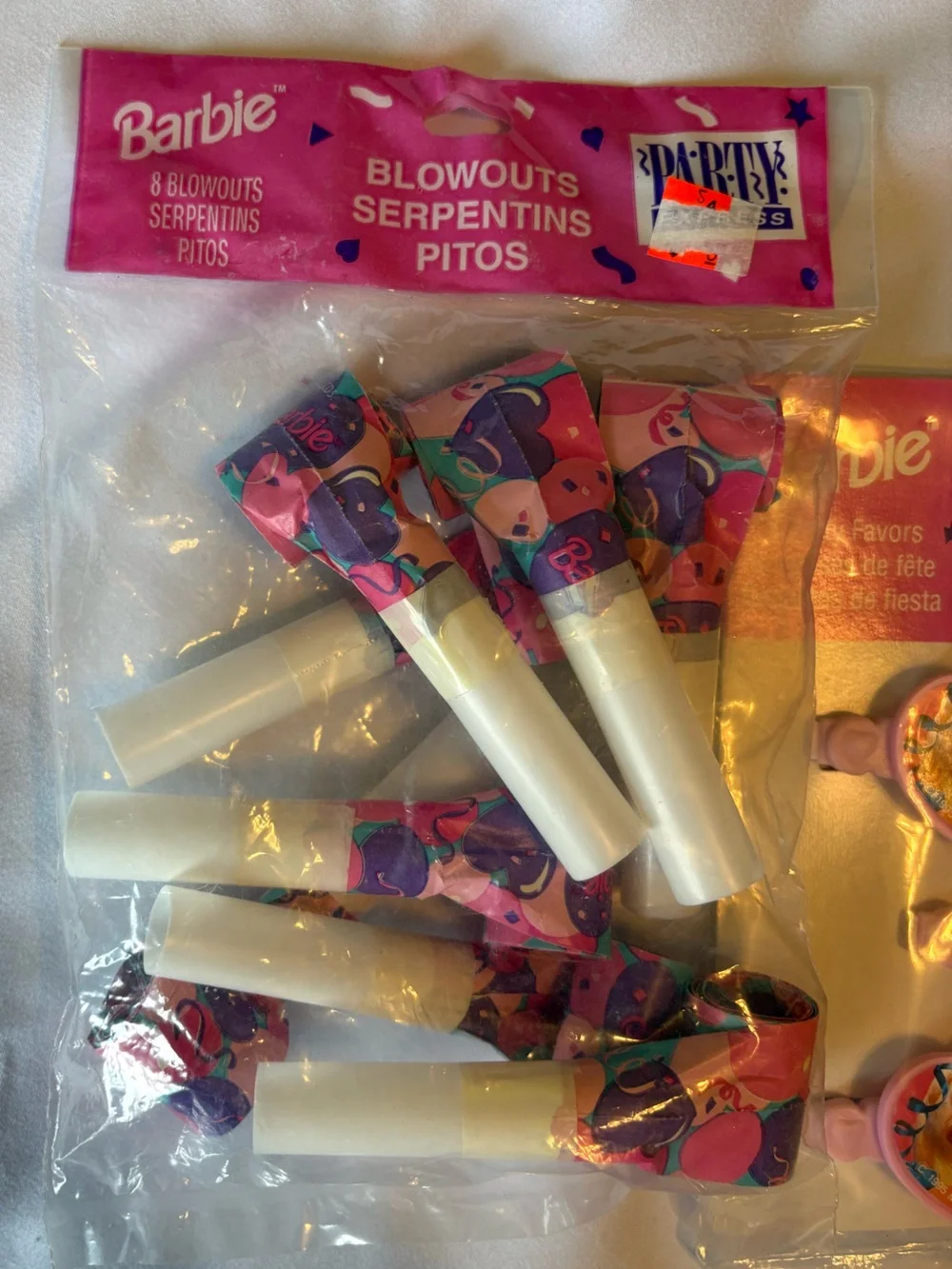 1994-1996 NEW Lot of 11 Vintage Barbie Birthday Party Supplies Sealed RARE